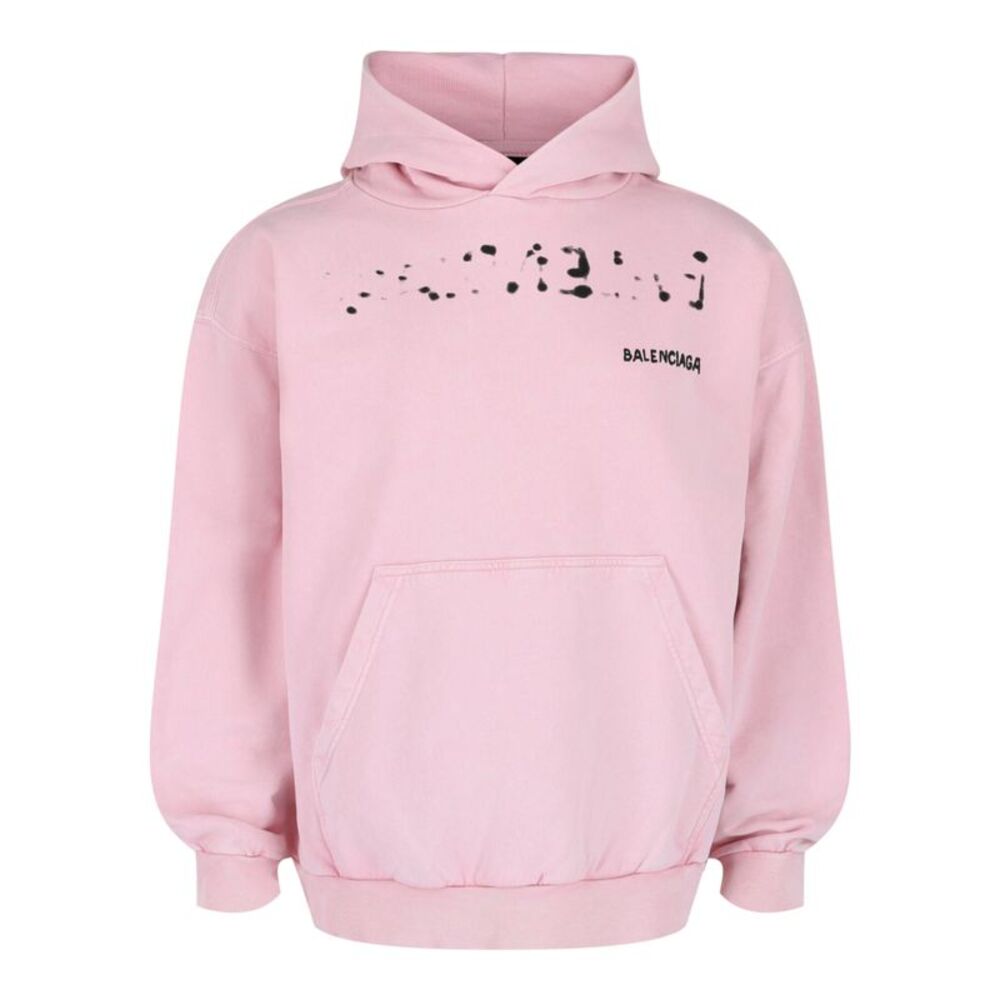 Balenciaga Hand-Drawn Medium Fit Hoodie Multi Mens